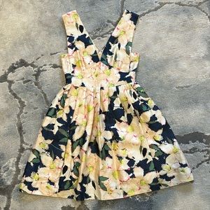 J. CREW Collection Silk Cove Floral Dress Sz 0